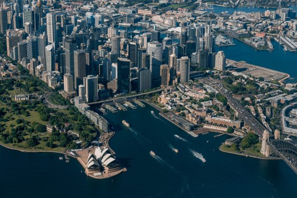 sydney 2 Australia Tours, aerial Sydney