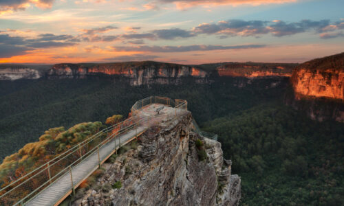 Pulpit Rock Blue Mountains Australia scenic views Private Blue Mountains High Country Eco Tour